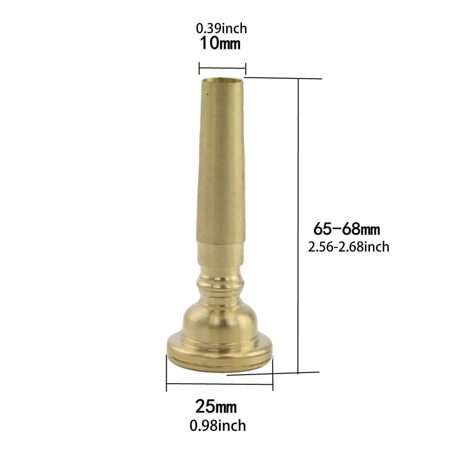 Мундштук для трубы портативный универсальный для духовых инструментов для взрослых женщин