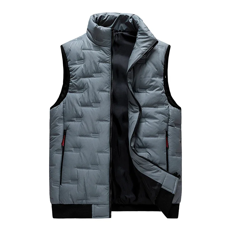 Gorasion New M-8XL Down Cotton Vests Men Autumn Winter Style Sleeveless Cotton Jacket Vest Thickened Couple Sports Jackets coats