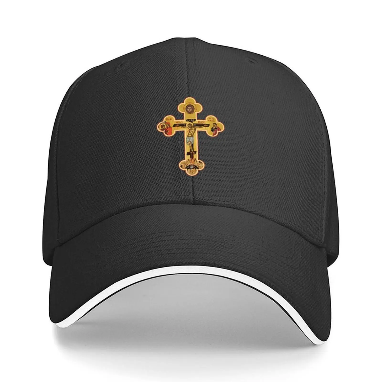 

Orthodox Cross Icon Baseball Cap funny hat Uv Protection Solar Hat Luxury Hat Beach Bag Mens Hats Women's
