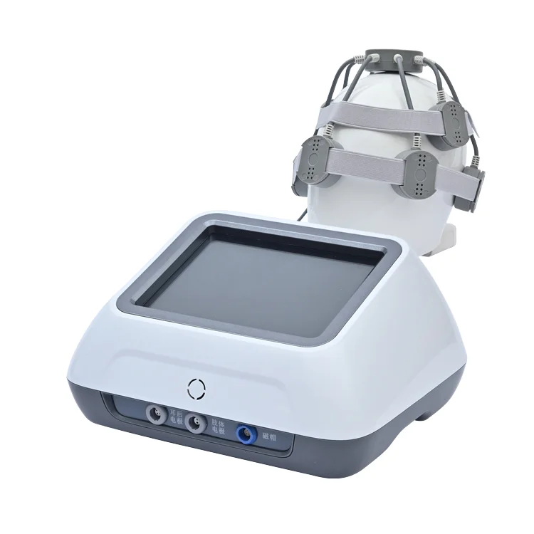 Sleep Therapy Brain Circulation Regulating Device Repetitive Transcranial Magnetic Stimulation Professional Therapy Plastic
