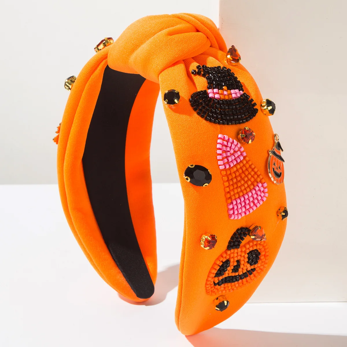 Diadema con elementos de Halloween para mujer, accesorios de calabaza con personalidad única, decoración, accesorios para el cabello festivos