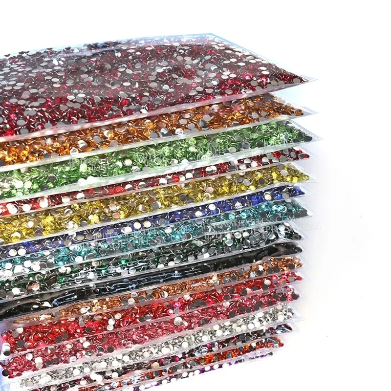 

Wholesale Jelly AB Resin Non Hot Fix Rhinestones Bulk Package for DIY