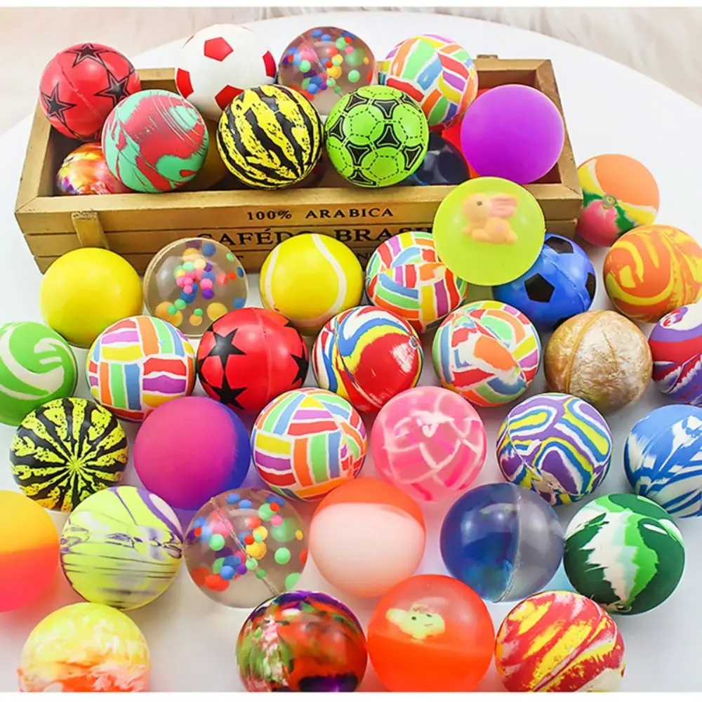 45mm Ball Rubber Bouncing Jumping Balls Outdoor Games Ball Toys For Children Kids Party Favors Christmas Gift Goodies