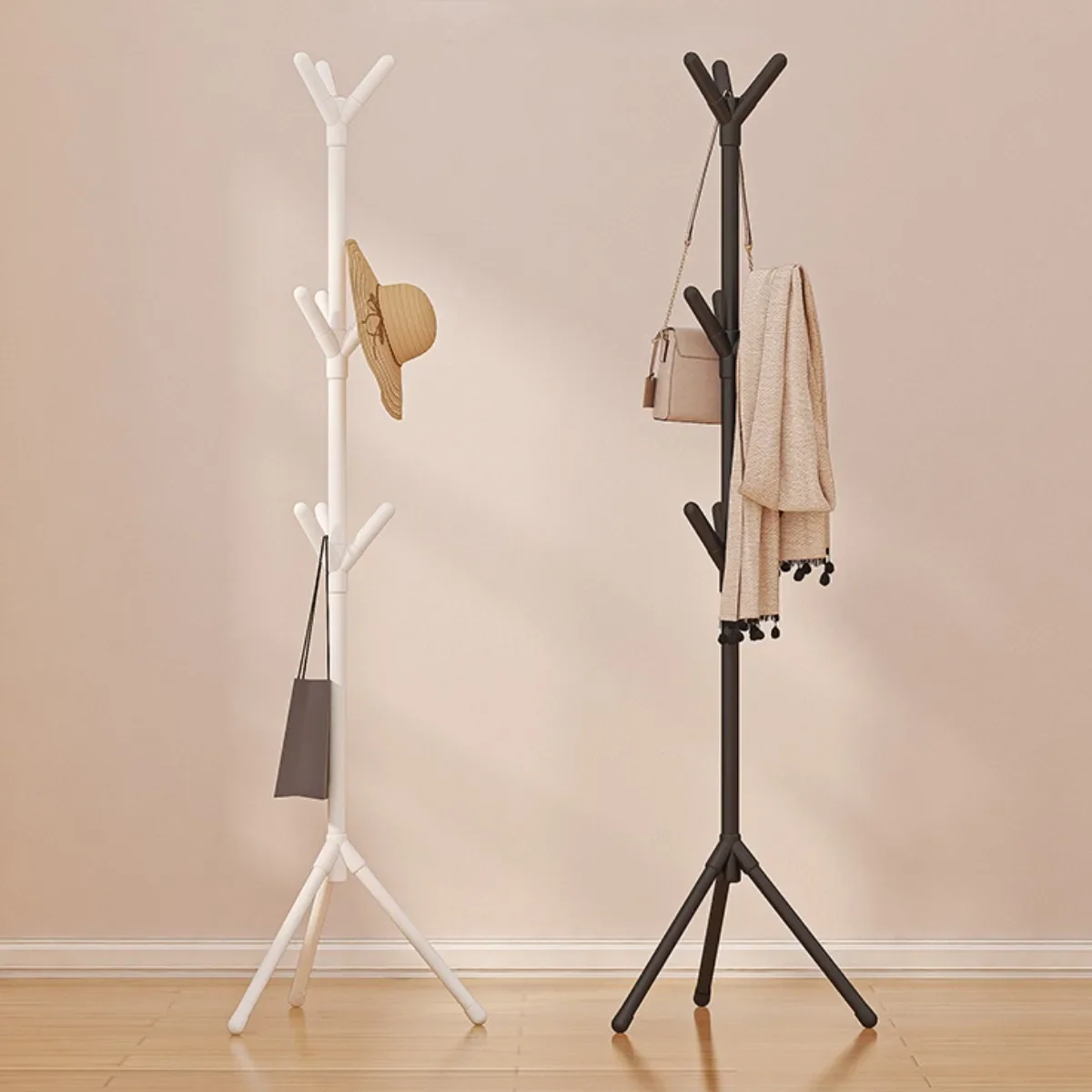 Versatile Indoor Clothes Rack for Dorms and Homes, Easy To Move Coat Rack for Home Living Room Dormitory Clothing Storage Frame