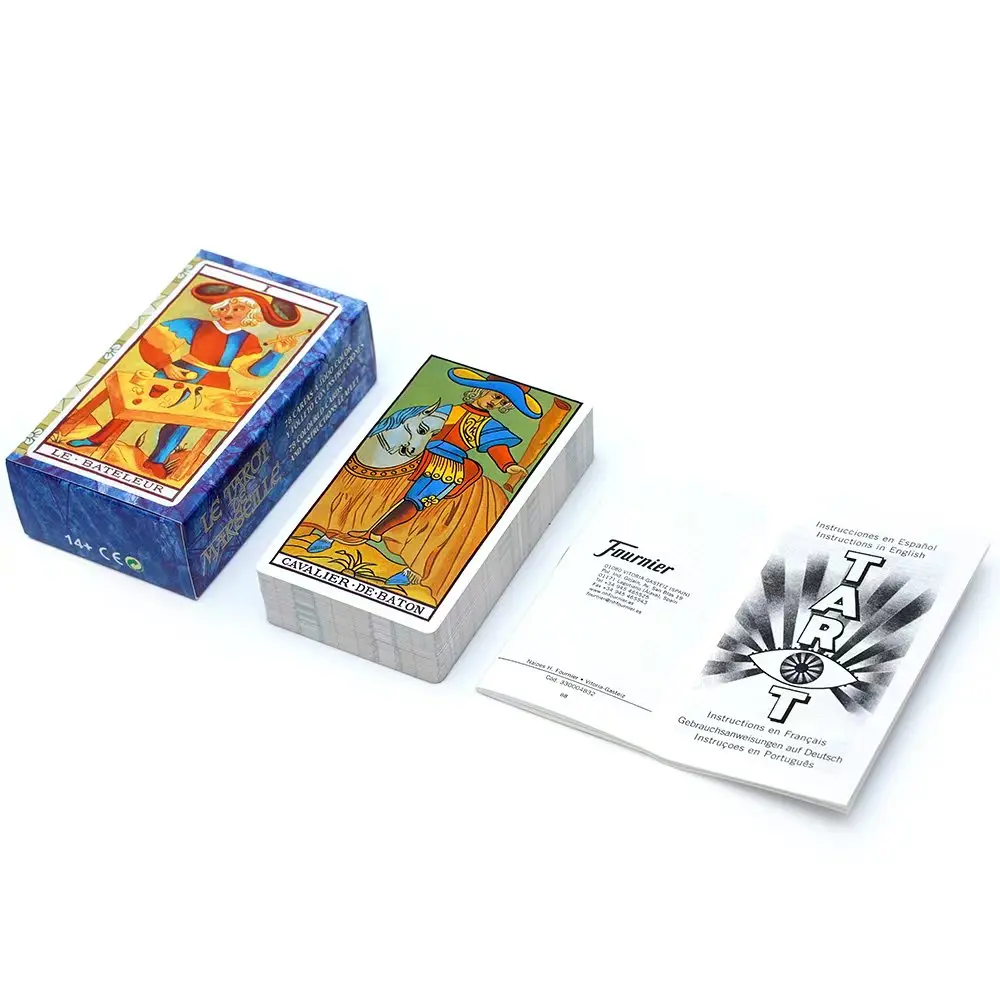 Español Le Bataleur Spanish Tarot Oracle Cards Divination et la Guidance Spirituelle Family Party Game Tarot Deck Board Game