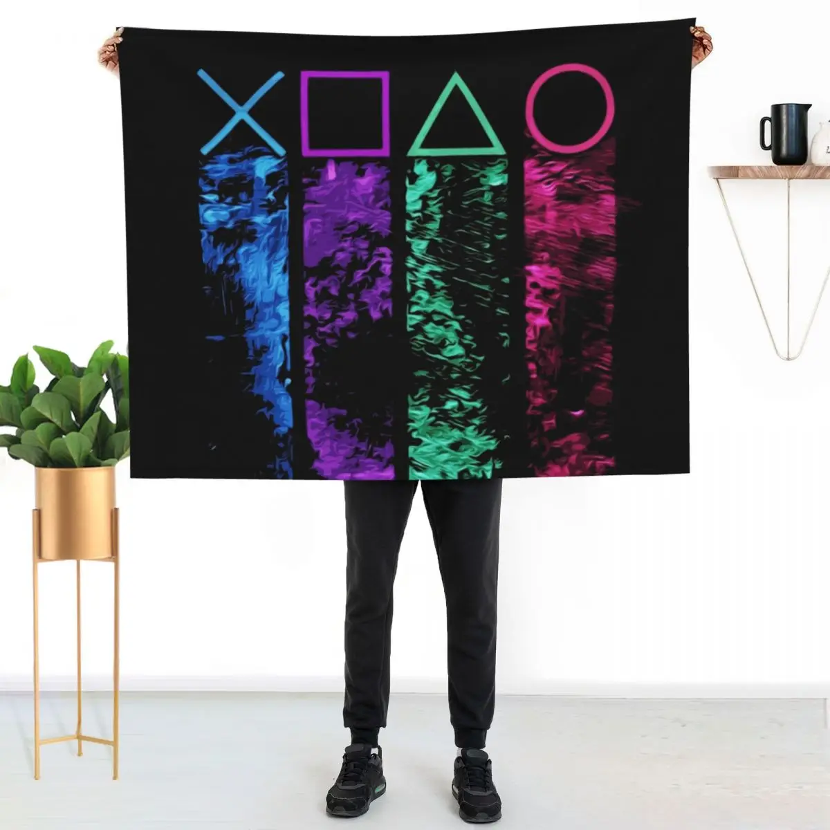 The player Throw Blanket for sofa Summer Beddings anime Soft Luxury Brand Decorative Throw Blankets