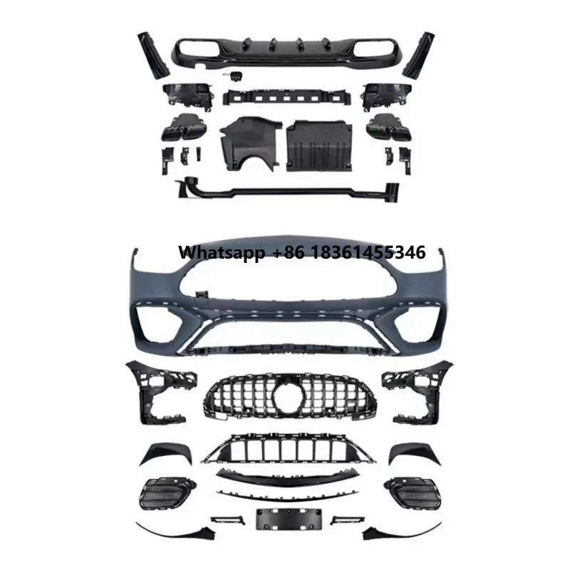 For C CLASS W205 Hot Selling Car Accessories New Performance-Optimized Streamlined Design Gloss Black/Carbon Look Full Bodykit