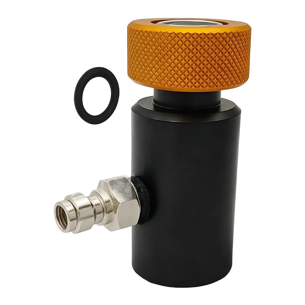 Stainless Steel 11mm Thread to 8mm Quick Disconnect Male Adapter for For gas Systems Compact 56mm Black Refill Fitting