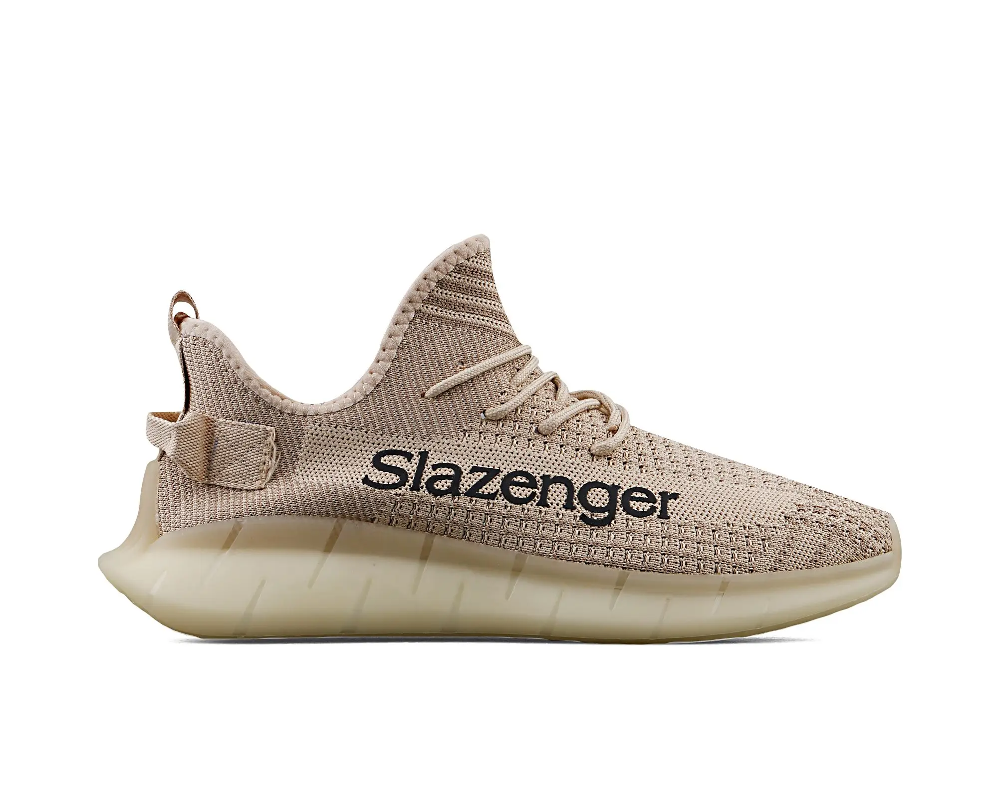 Slazenger Original Men's Casual Shoes Cream Color Comfortable Sporty Walking Running Daily Use Shoes Dark Tranner