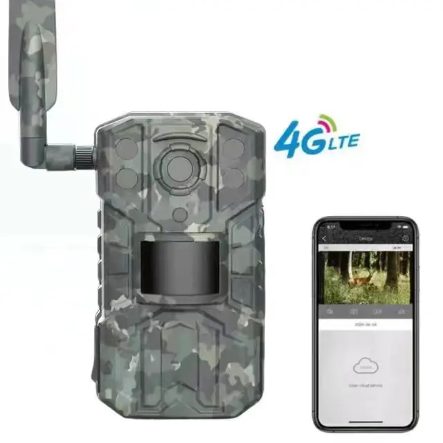 Ucon Solar Battery Wildlife Scouting Night Vision Activated Waterproof 2MP Wireless Sim Hunting Trail Camera 4G