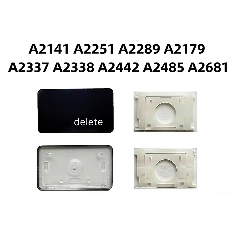 Replacement Individual Delete Key Cap and Hinges for MacBook Pro/Air A2141 A2251 A2289 A2179 A2337 A2338 A2442 A2485 A2681