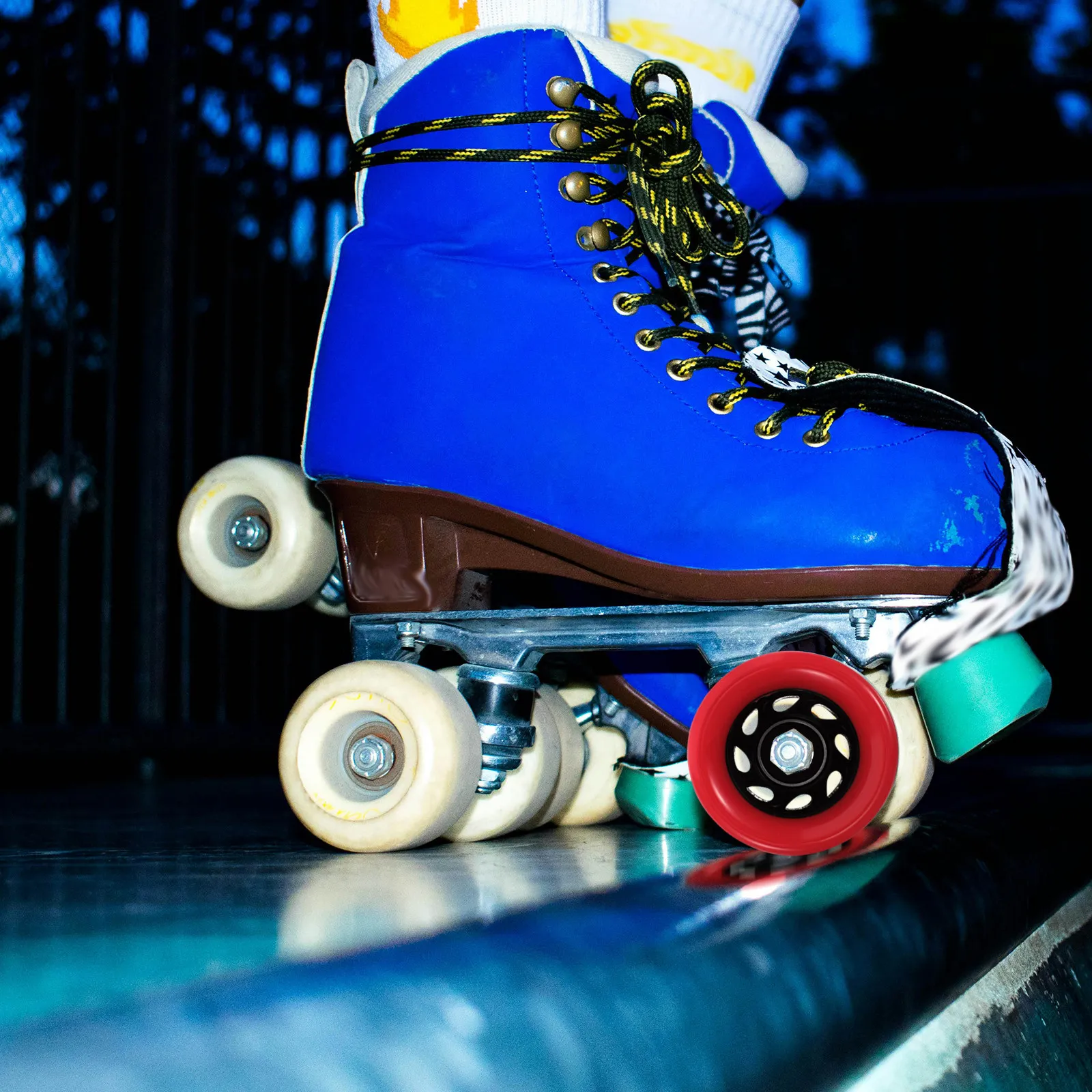 

Roller Skates Wheel Smooth Stable Glide Inline Skate Wheels for Roller Skates Skateboards Scooters Indoor Outdoor Use