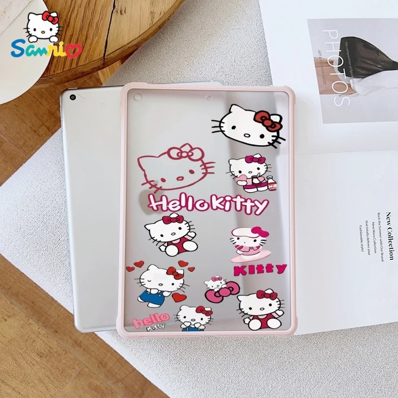 

Sanrio Cute Hello Kitty pink ipad case is suitable for the ipad Pro 6/M4,Air3/5,Mini 6,ipad 6/10,8.3/9.7/10.5/12.9/10.9/11 inch