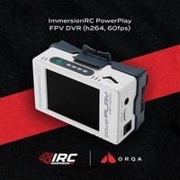 ImmersionRC PowerPlay FPV DVR h264 Encoding / 60fps / High Data Rate Built-in 6cm LCD display Powers For FatShark Goggles