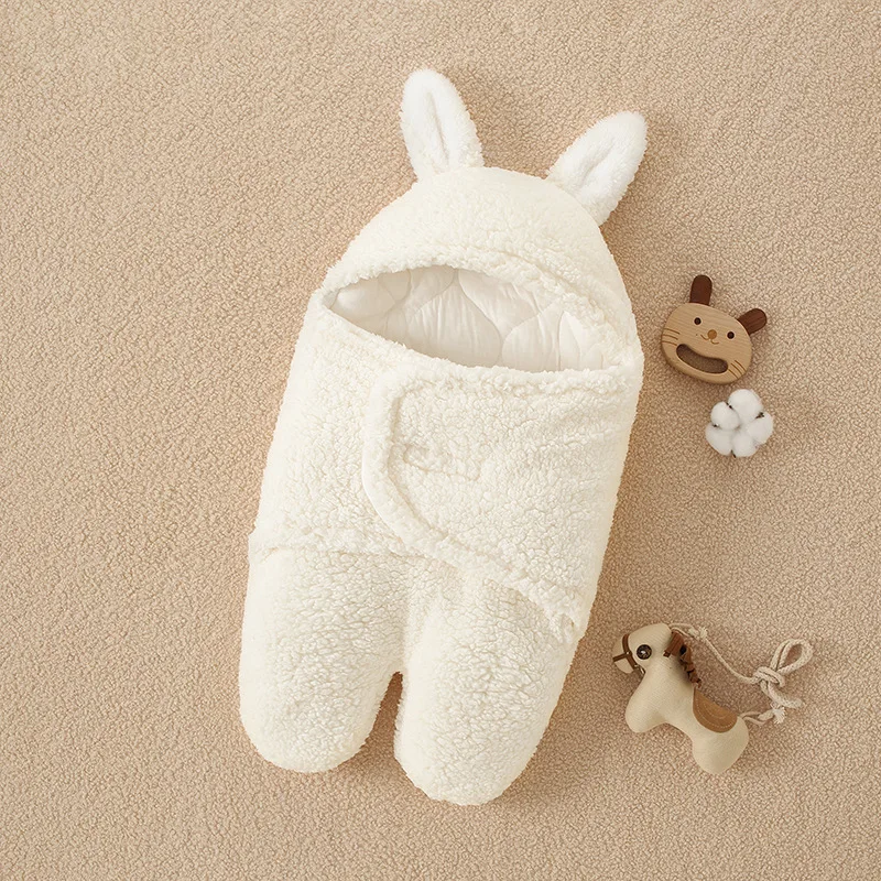 New Arrival Baby Sleeping Bag Baby Clothes Newborn Soft Winter Thickened Fleece Lining With Pure Cotton Infant Sleepwear Blanket