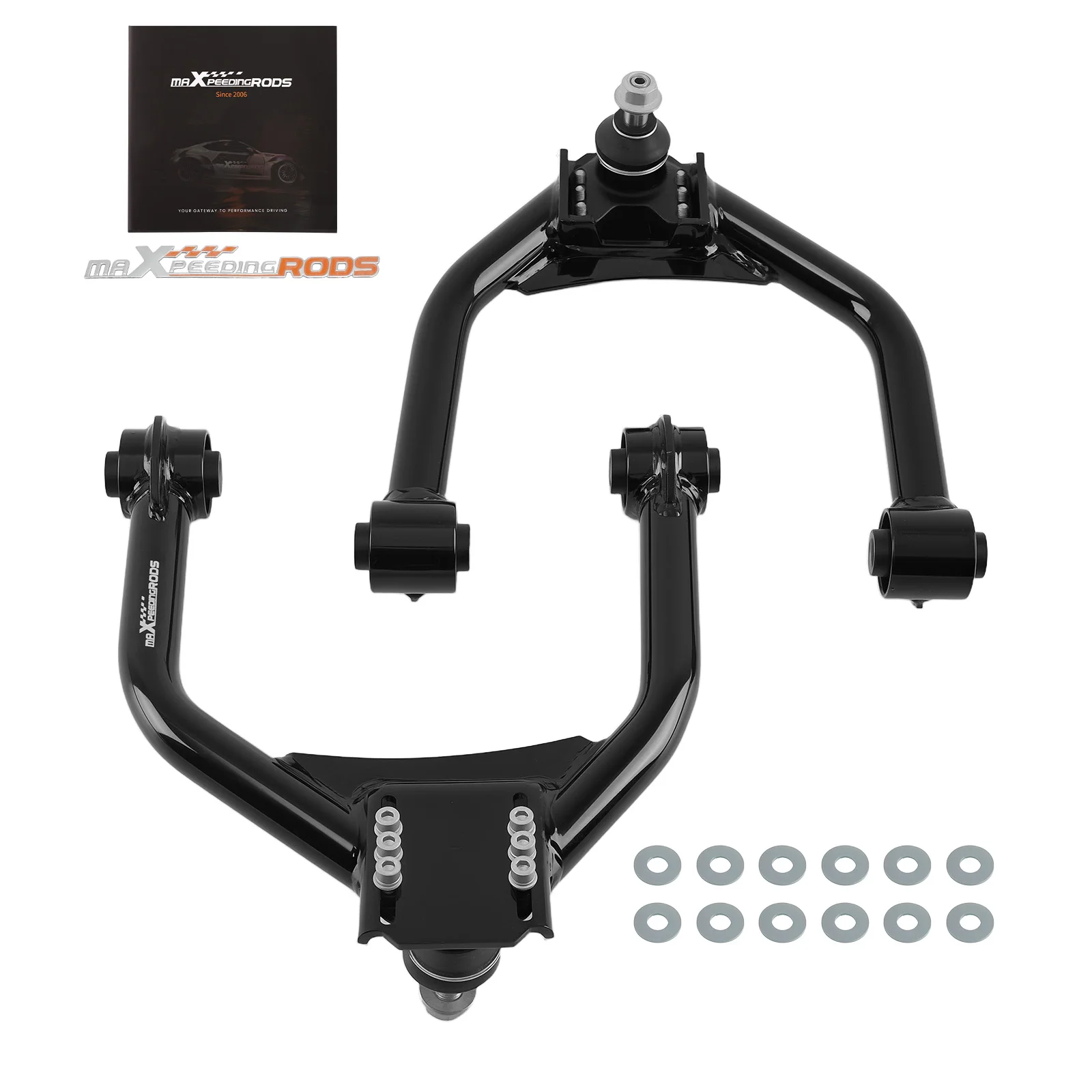 MaXpeedingrods 2x Adjustable Front Upper Control Camber Arms Kit For Dodge Charger Challenger Magnum 2006-2023 RWD Chrysler 300