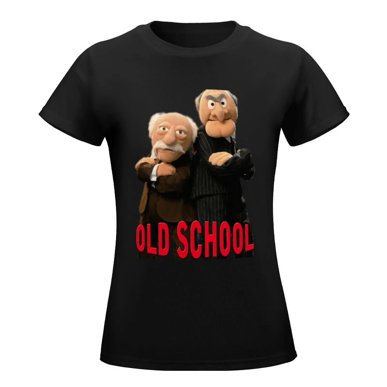 Statler and Waldorf haters gonna hate T-Shirt funny vintage clothes plus size tops t-shirt dress for Women long