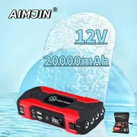 20Ah For 12V Diesel Car Emerg Booster 600A Battery Jump Starter Power Bank Portable Auto Charger Start Device