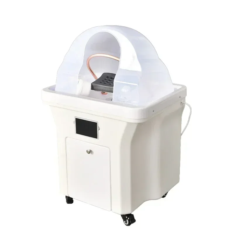 SPA water storage wastewater integrated mobile head treatment device Water circulation head treatment basin massage table