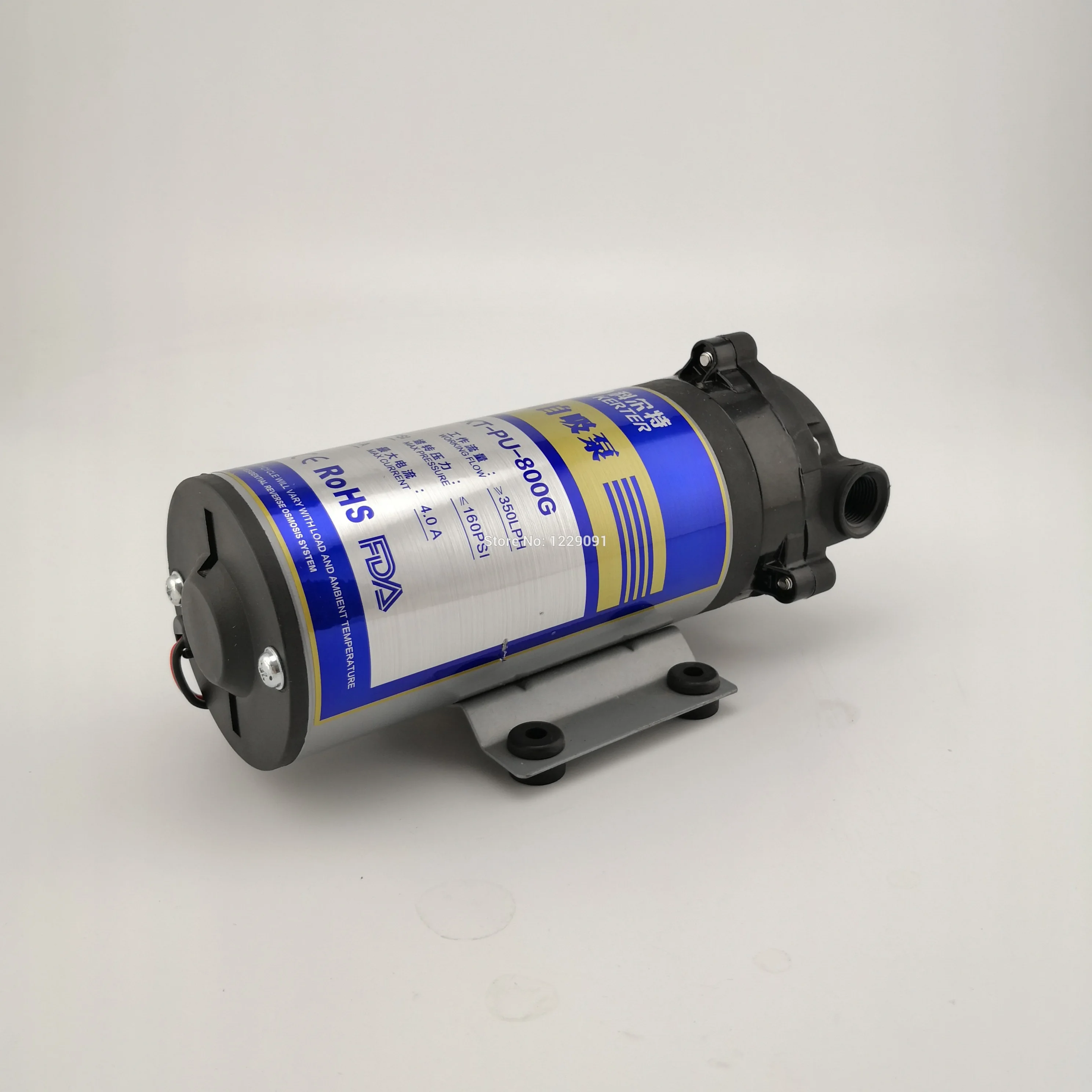 DC 36v 800gpd water purifier RO Booster water Pump self priming pump Reverse Osmosis System Pressure Increase G3/8 port