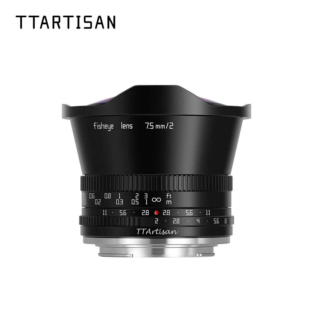 

TTArtisan 7.5mm F2 APS-C Wide Angle Fisheye Lens for SONY E FUJI X Canon M Nikon Z Leica L Panasonic Olympus M43 Camera Lense