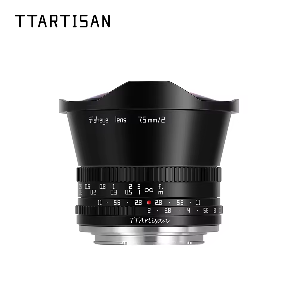 TTArtisan 7.5mm F2 APS-C רחב זווית Fisheye עדשה עבור SONY E פוג 'י X Canon M ניקון Z לייקה L panasonic אולימפוס M43 מצלמה עדשה