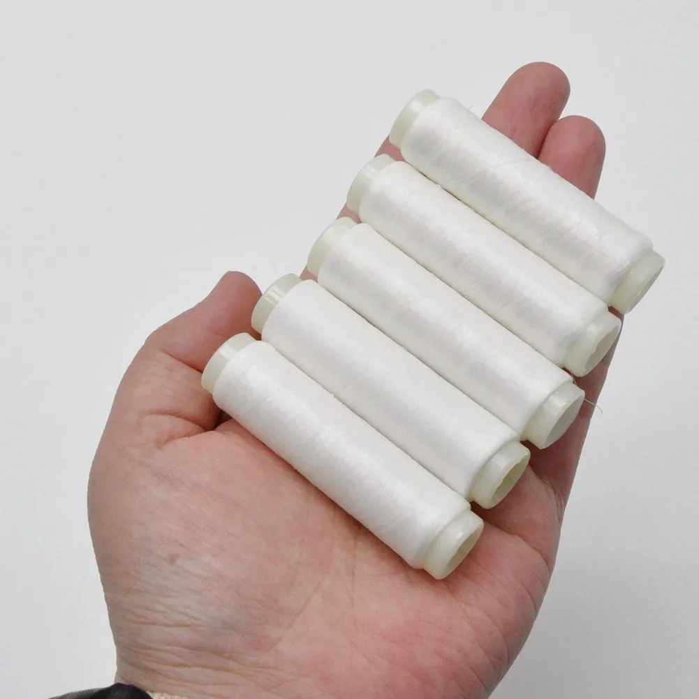 สายเอ็นตกปลาแบบยืดหยุ่น 10 ชิ้น พร้อมแกนม้วน 200/100 เมตร สายเอ็นตกปลาแบบใส แรงดึงสูง ไม่ต้องผูกปม อุปกรณ์เสริม