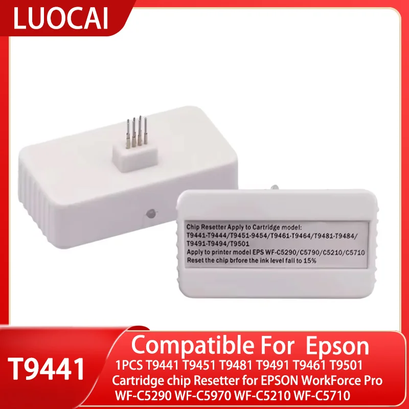 

1PCS T9441 T9451 T9481 T9491 T9461 T9501 Cartridge chip Resetter for EPSON WorkForce Pro WF-C5290 WF-C5970 WF-C5210 WF-C5710