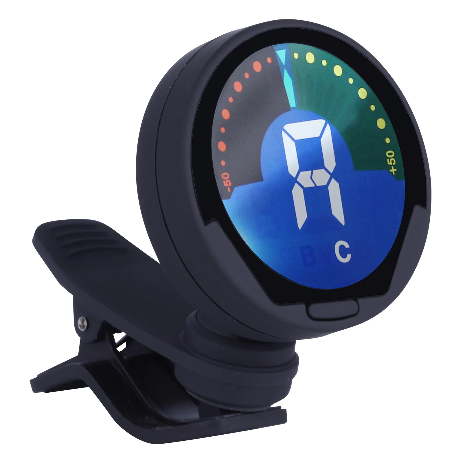 Eno ET-39 Professional Clip Digital Tuner for Guitar/Bass/Ukulele/Violin/Chromatic Full Color Display Large LCD 360 Degree