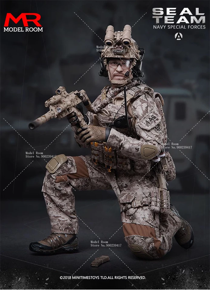 MINITIMES M012 1/6 US SEAL Team Navy Special Forces Soldier Action