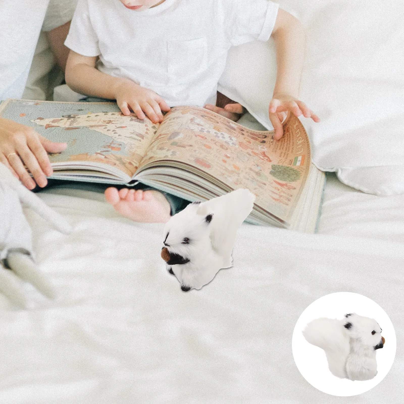 

Реалистичная мягкая игрушка-белка, имитация животного, 10 см, миниатюрный размер, декор, реквизит для фотосъемки, натуральный вид, мягкая текстура