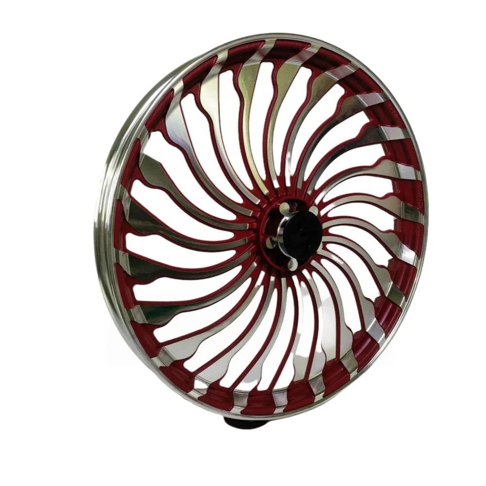 For SUZUKI GN125 18Inch 22‑Oblique‑Spoke Alloy Wheel Rim Anti‑Impact Rust‑Proof Stable‑Riding Motorbike Aftermarket Accessories view 5