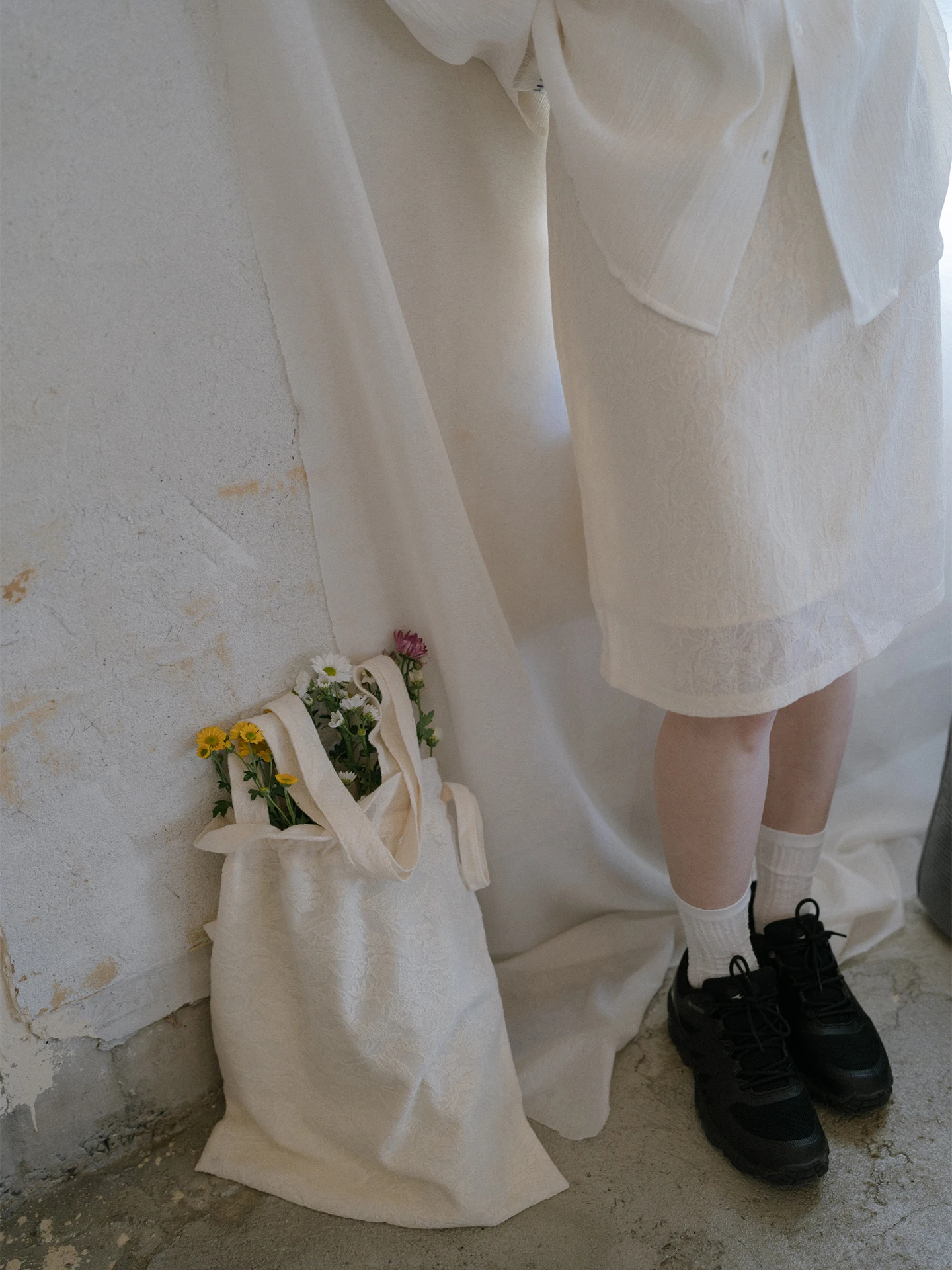 

Элегантная шерстяная юбка с кружевом, эластичным поясом, свободного кроя, универсальная, прямая, H-образная, зимняя, модная женская юбка