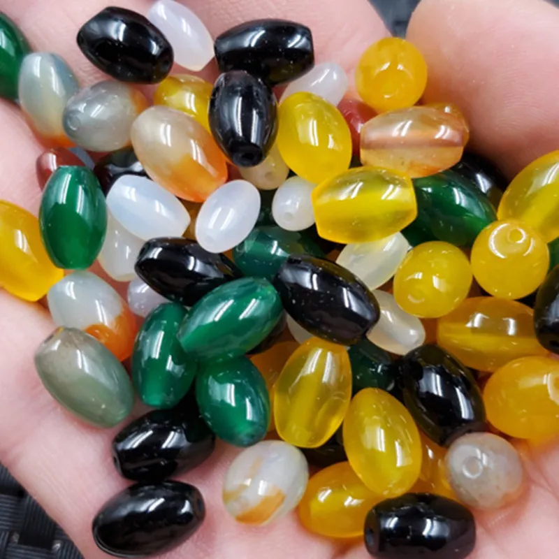 Jade Scattered Beads Black Agate Bead Scattered Beads Red Agate Oval Scattered Beads Turquoise Chalcedony Scattered Beads Access