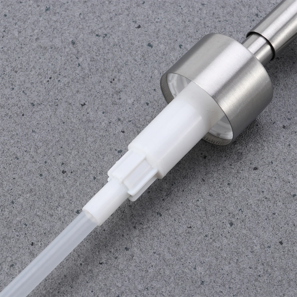 2Pcs Stainless Steel Soap Dispenser Pump Head Replacement for Bottles Premium Long Nozzle Bottle Pump Head for Hand Soap Lotion