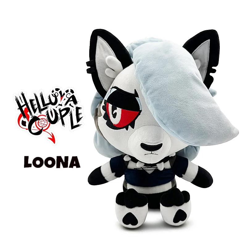 Helluva Boss Stolas Blitzo Loona Anime Peripherals Cute Short Plush Stuffed Doll Pillow Collectible Model Toys Birthday Gift