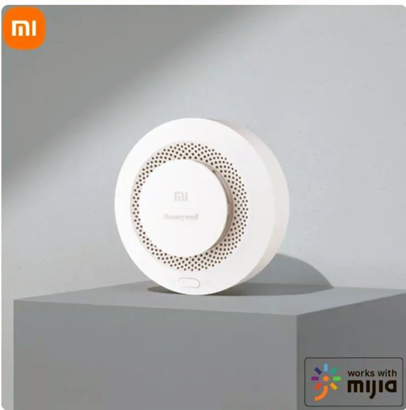 Xiaomi Mijia Detektor dymu Czujnik Honeywell, ochroniarz, inteligentny dom, alarm wizualny, z siatką Bluetooth mi home