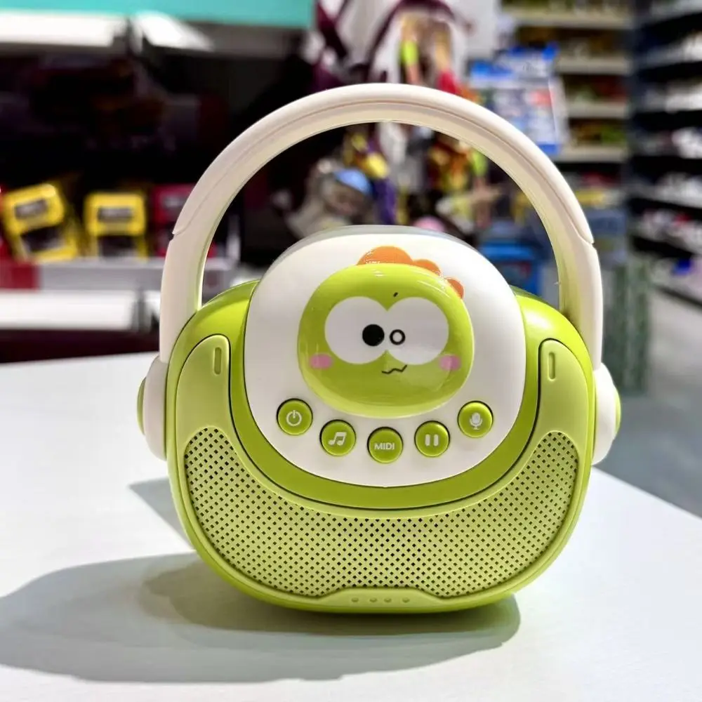 Musical Instrument Wireless Karaoke Children's Recordable Plastic Singing Machine with Light Music Karaoke Machine Educational