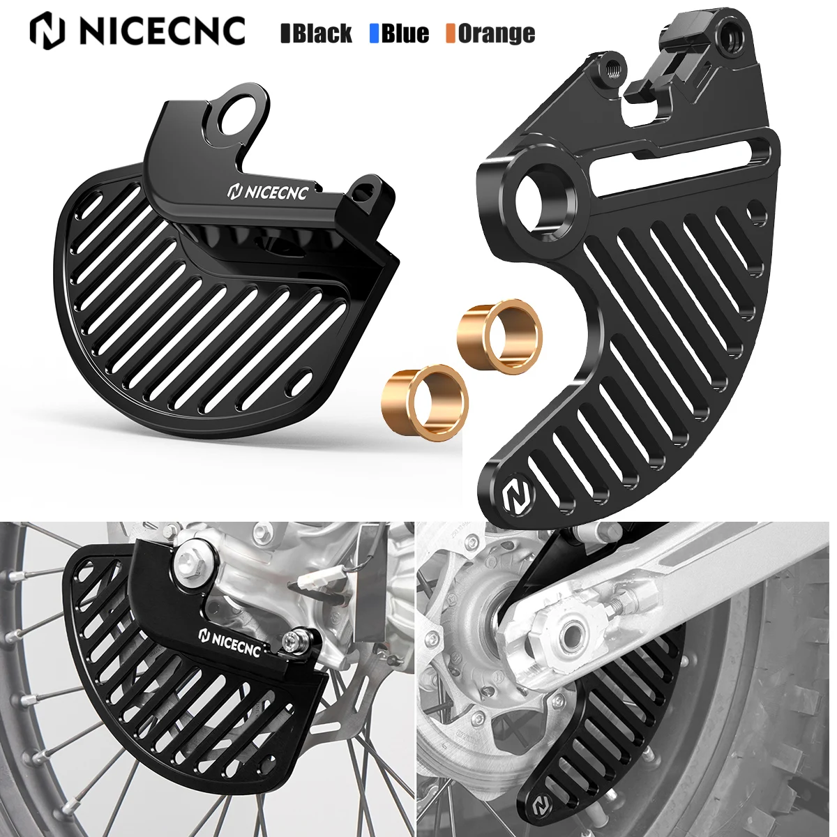 

2025 2024 For GasGas EC 300 EC 250 EX 300 MC 125 2021-2025 Front Rear Brake Disc Guard Kit EC 450F ES 350F 500F EW MC 250F 450F