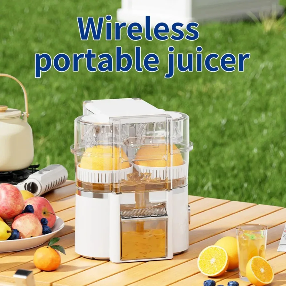 

DualHead Electric Orange Juicer Squeezer Citrus Juicer Machines with Power Cord Cleaning Brush for Home Kitchen