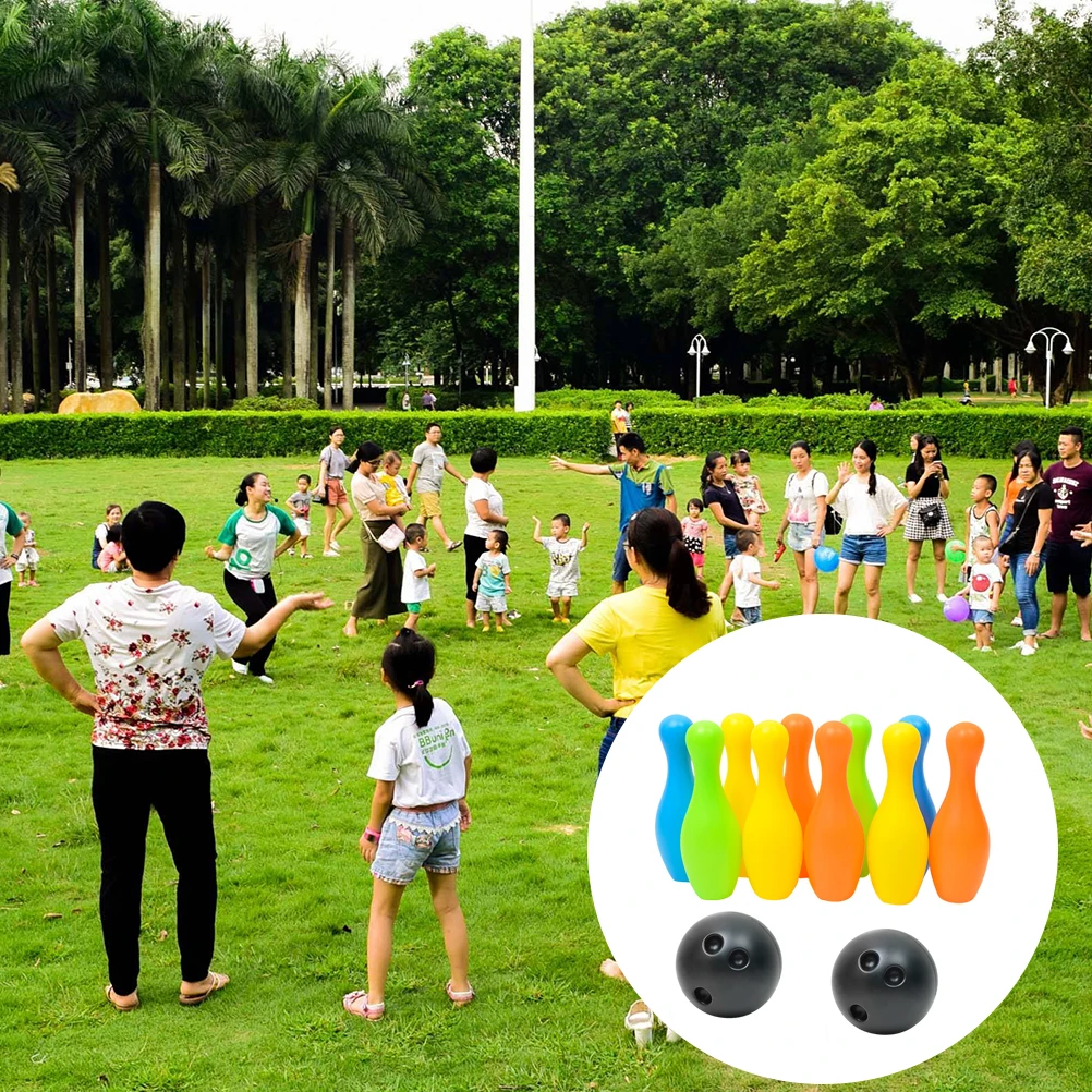 

12pcs Kids Bowling Toys Durable Eco Friendly Children Bowling Game Educational Intelligence Development Fun Interactive
