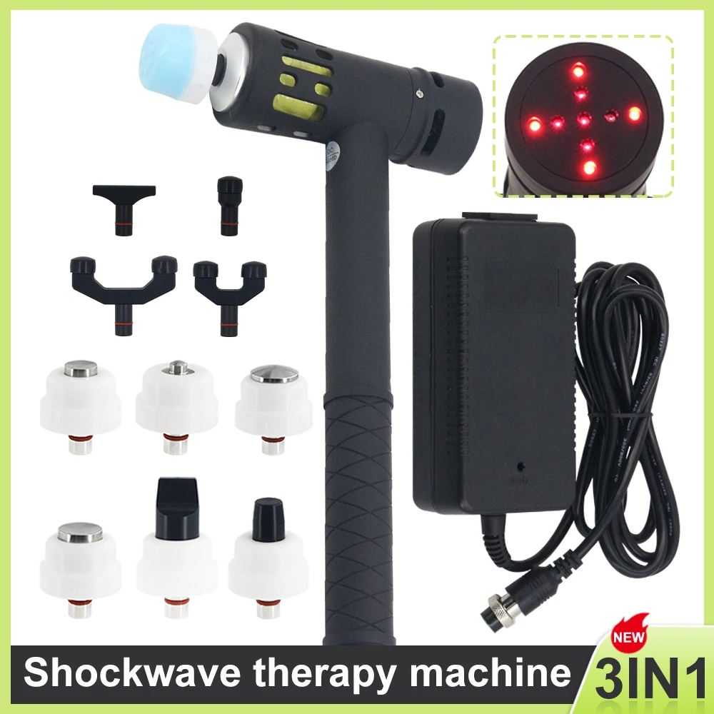 

Shock Wave Shockwave Therapy Machine Relaxation Treatment Back Waist Neck Pain Relief 650nm laser red light therapy machine