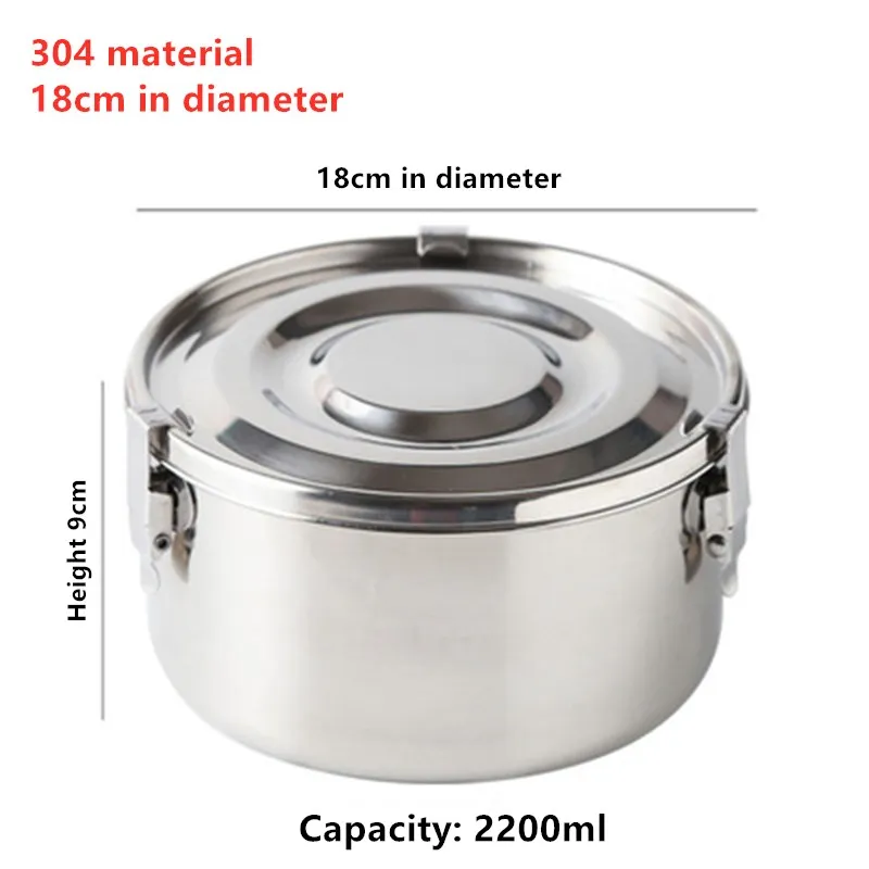 304 Stainless Steel Thermos Lunch Box Food Jar Large Capacity Leakproof Thermal Picnic Box Durable Insulated Pot Box Workers