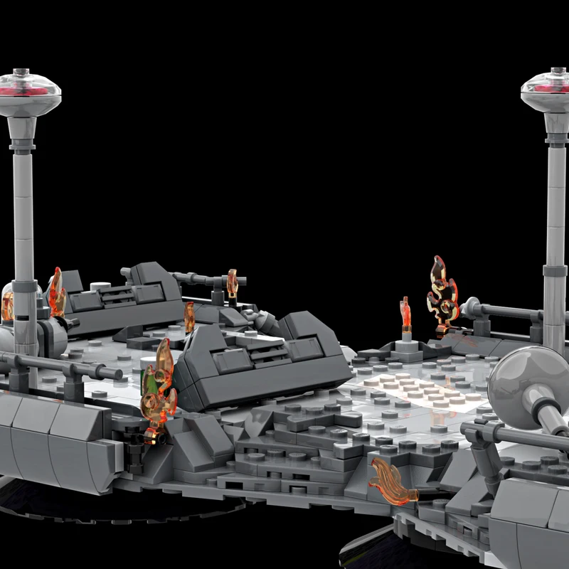 1007PCS Star Batter Mygeetose Bridge Scene Model Modular Combinable MOC DIY Education Model Building Blocks Birthday Toys Gift