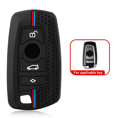 Силиконовый Чехол Для Ключей BMW F30 F31 F32 F34 F20 F21 F07 F10 1 3 5 7 Series X1 X3 G01 X4 G02 X5 F15 F16 M3 M4 - Защитный ...