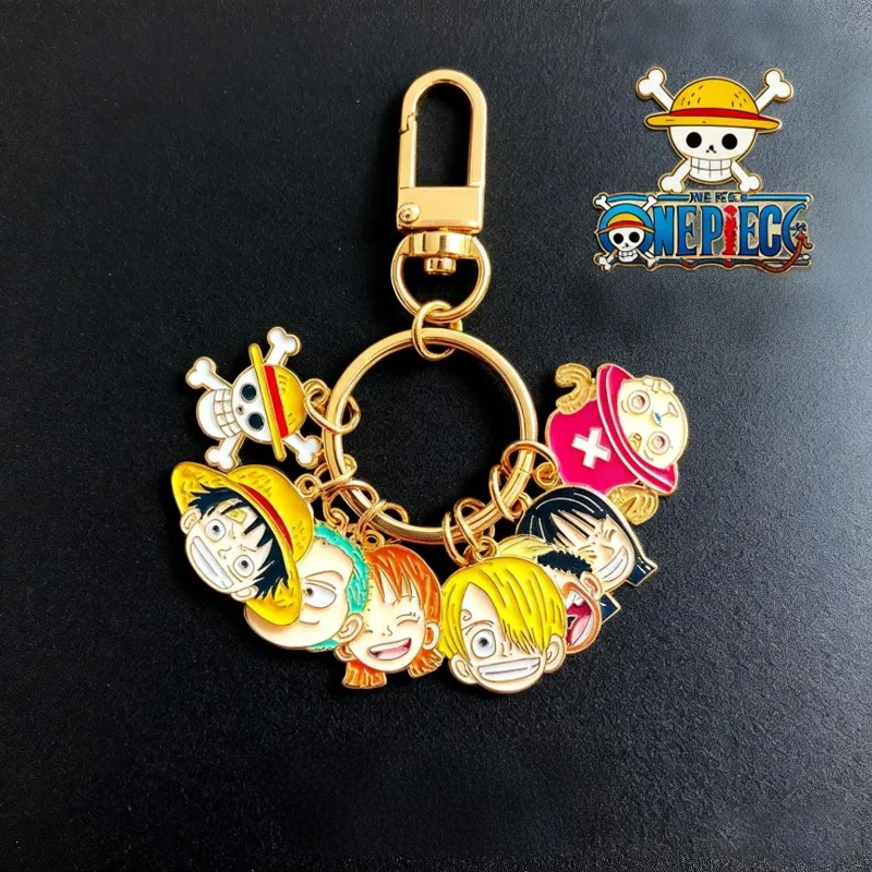 Брелок One Piece: Монки Д. Луффи, Нами. Аниме-аксессуары, Bluetooth-гарнитура, изящный модный брелок-украшение, подарок для друзей.
