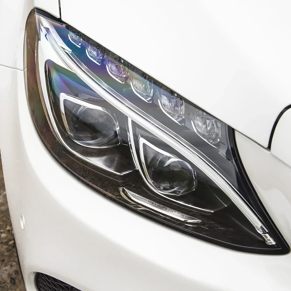 

For Benz W205 2015-2018 LED Auto Headlights Assembly Upgrade 2014-2021 S205 C180 C200 C260 C300 C63 Projector Lens Accessories