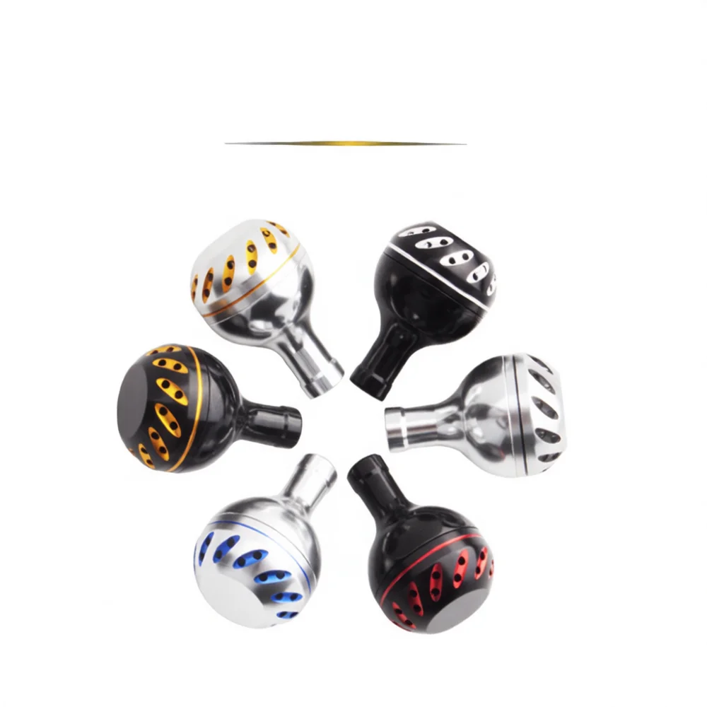 For RUKE Universal Replacement Handle Knob Aluminum Alloy Ball Grip Fishing Reel Accessory Baitcasting Spinning Drum Tools