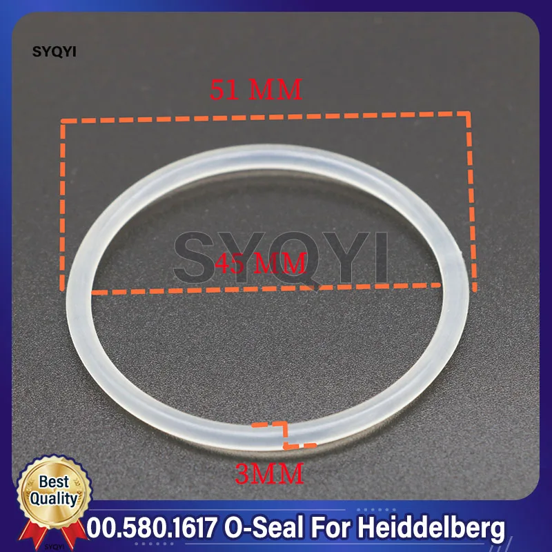 1 Bag=5PCS 00.580.1617 O-Seal For Heiddelberg SM74 SM102 GTO52 Printing Machine