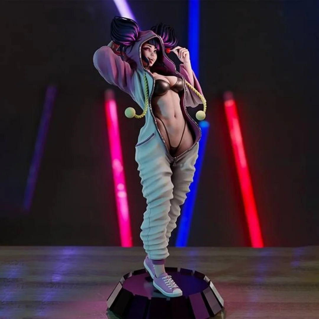 

Масштаб 1/24, высота 80 мм, фигурка уличного истребителя Han Juri, сборная модель, комплект в разобранном виде, неокрашенная игрушка для 3D-печати 1295